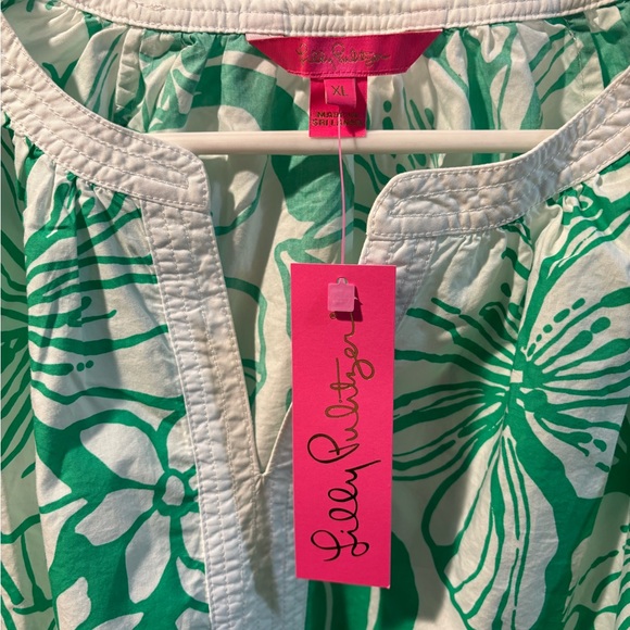 Lily Pulitzer Camryn Cotton tunic NWT. Size XL - Picture 5 of 6